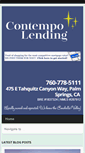 Mobile Screenshot of contempolending.com
